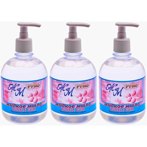 Руно Мыло жидкое Bubble Gum 500 мл 3 шт 632₽