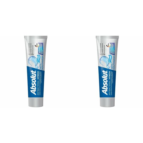 Absolut Зубная паста 4fresh антибактериальная 110 мл 2 штуки 604₽