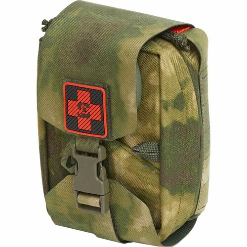 Подсумок для аптечки / медицинский быстросъемный №3 (FASTCLIP) (molle) (Stich Profi), зеленый камуфляж