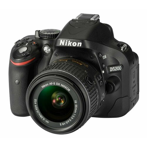 Зеркальный фотоаппарат Nikon D5200 Kit 18-55 VR II зарядное устройство xiaomi mdy 08 eg 1a с переходником тех упаковка