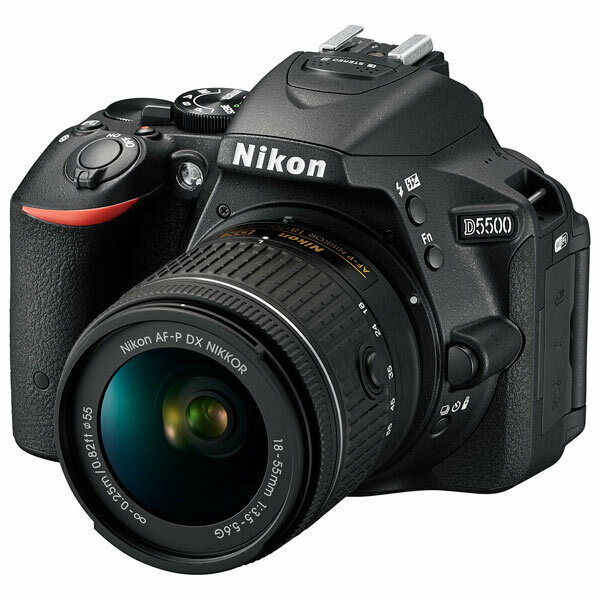 Фотоаппарат Nikon D5500 Kit AF-P 18-55mm f/3.5-5.6 VR, черный