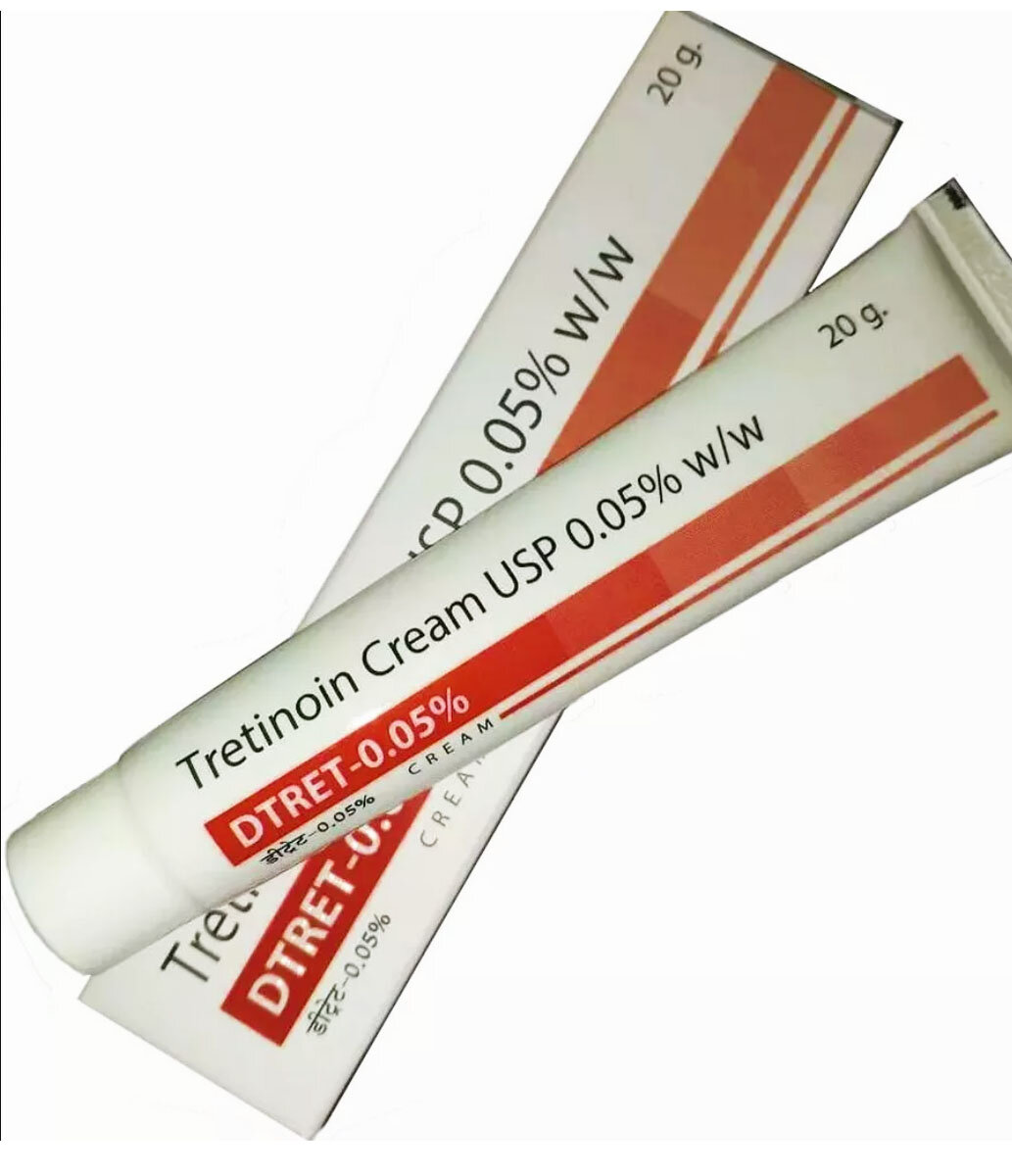 Третиноин крем DTRET-0,05% (Tretinoin Cream DTRet 0,05%) Уход Проблемная кожа Угри 20 г