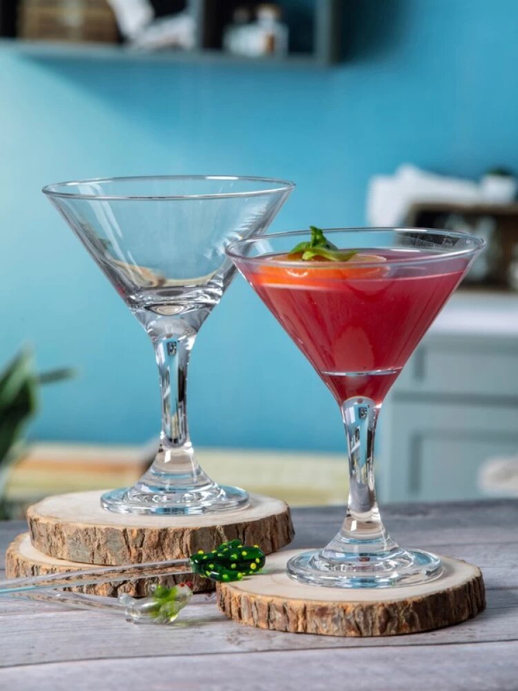 Набор бокалов Pasabahce "Bistro" для мартини, 190мл, 12шт, диаметр 10,6 см, высота 13,6 см — фото 1
