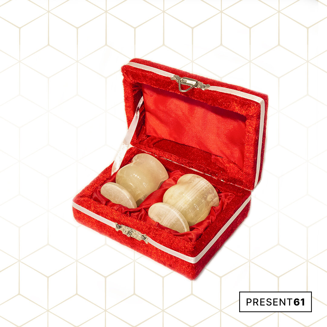 Набор бокалов "Present61", оникс, высота 6 см, 25мл от бренда Present61 — фото 1