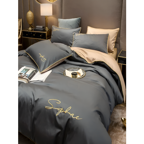 коричневый, серый