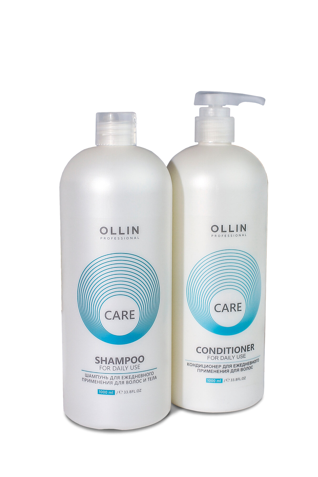 Набор для ухода Ollin Professional Care, шампунь и кондиционер, для всех типов, 2000 г