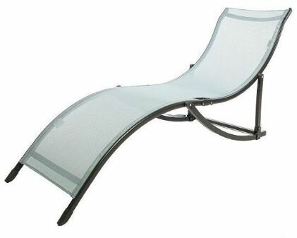 Шезлонг GREEN GLADE М6183 серый