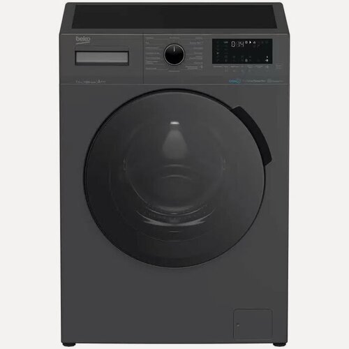 Изображение товара Стиральная машина Beko WSPE7H616A, антрацитовая, 15 программ, загрузка 7,5 кг, A+++