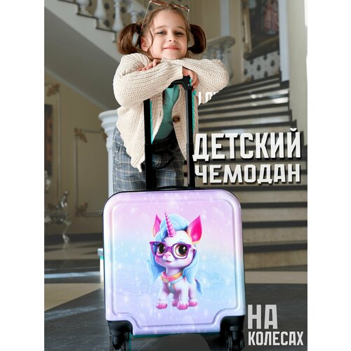 Чемодан , ручная кладь, 40х45х23 см, красный