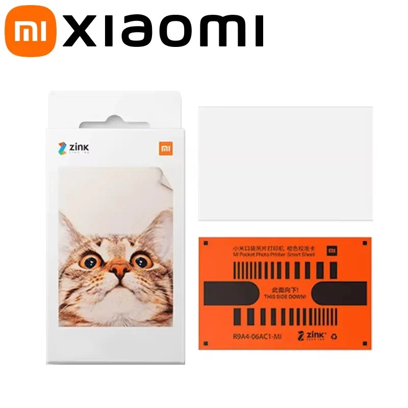 Самоклеящаяся бумага для карманного принтера Xiaomi ZINK, 20/40/60/80/100 листов, 20Sheets — фото 1