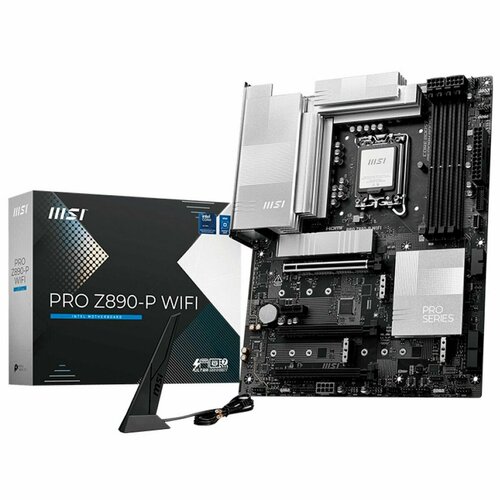 Материнская плата MSI PRO Z890-P WIFI LGA1851 Intel Z890 ATX RTL PRO Z890-P WIFI 2679000₽