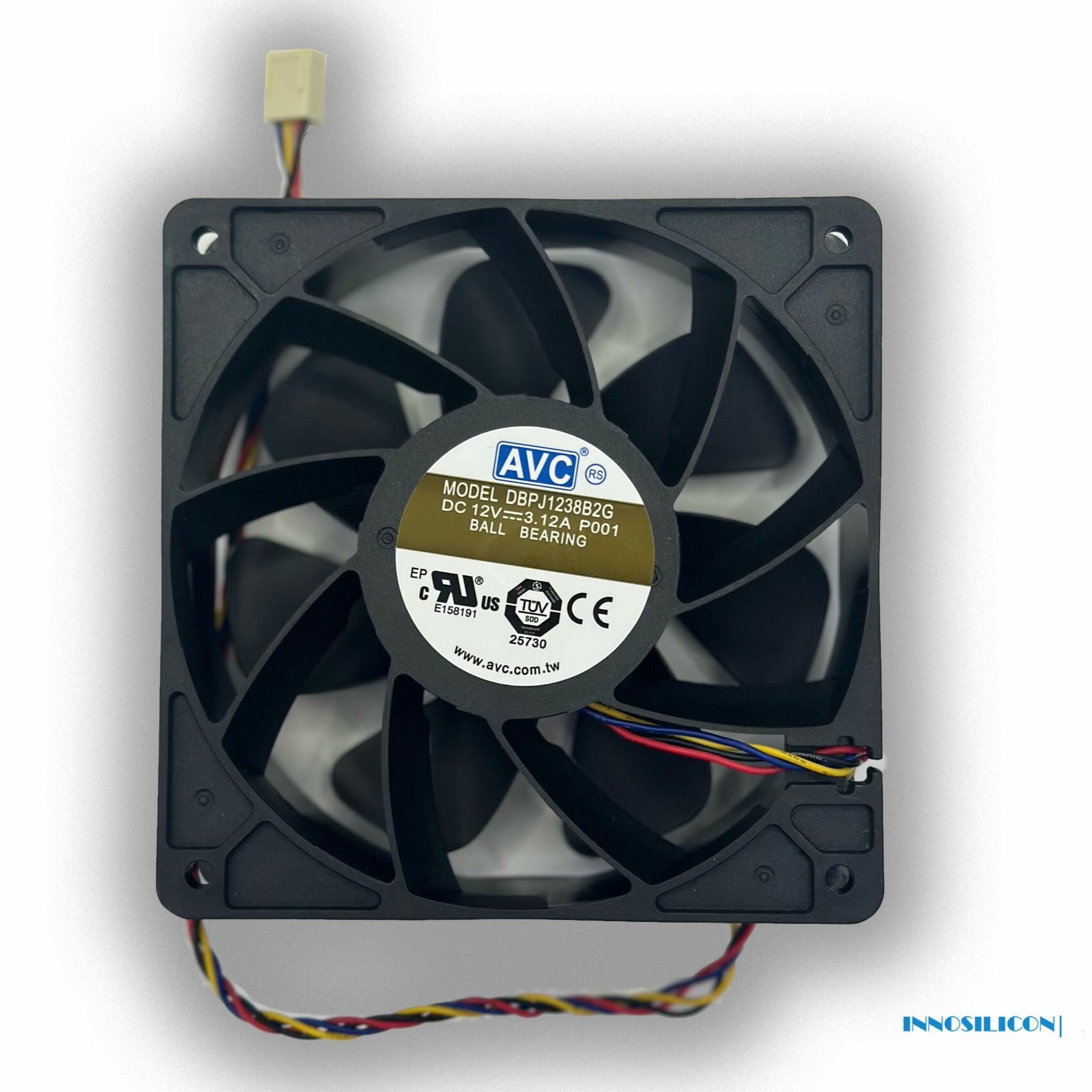 Вентилятор / кулер для асика T2T и Bitmain AVC 3.12 a 4 pin
