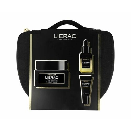 LIERAC премиум Набор Бархатистый крем Сыворотка Абсолют Крем для контура глаз 50 мл 13 мл 5 мл 11729₽