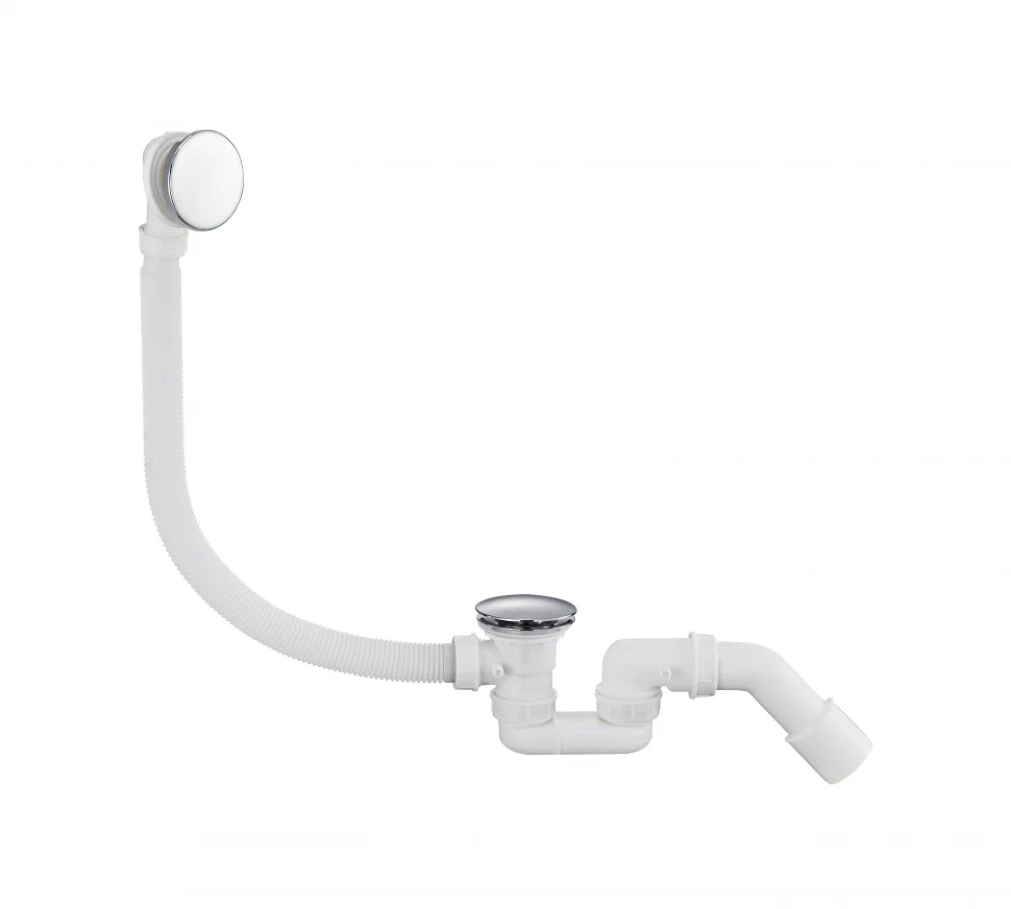 Автоматический сливы-перелив для ванны Grocenberg GB230W Белый