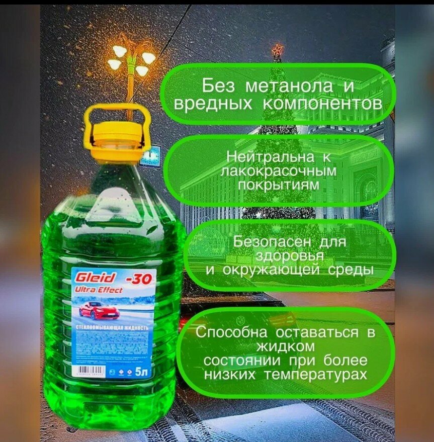 Зимний стеклоомыватель Gleid ultra effect -30