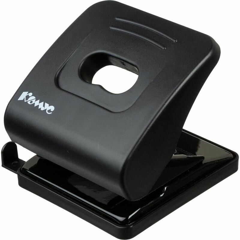 Комус Дырокол Prima, черный до 30л