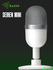 Микрофон Razer Seiren Mini, настольный, шумоподавление, белый