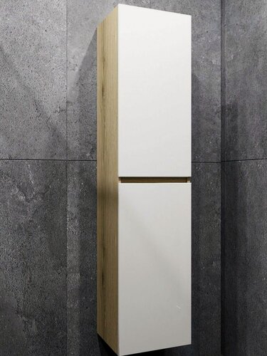 Изображение товара Шкаф пенал в ванную комнату, Fauraplus Оливия 40 подвесной фасад белый