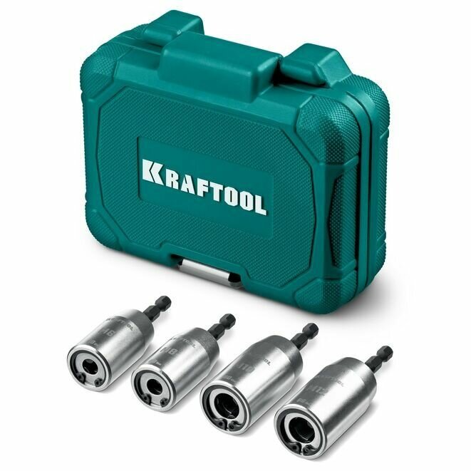 Набор ударных шпильковертов, KRAFTOOL STUD DRIVER, 4 шт, М6, М8, М10, М12