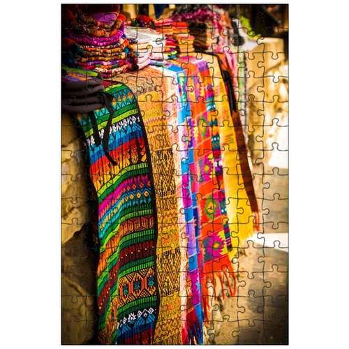 фото Магнитный пазл 27x18см."санта- фе, нью- мексико, коврики" на холодильник lotsprints