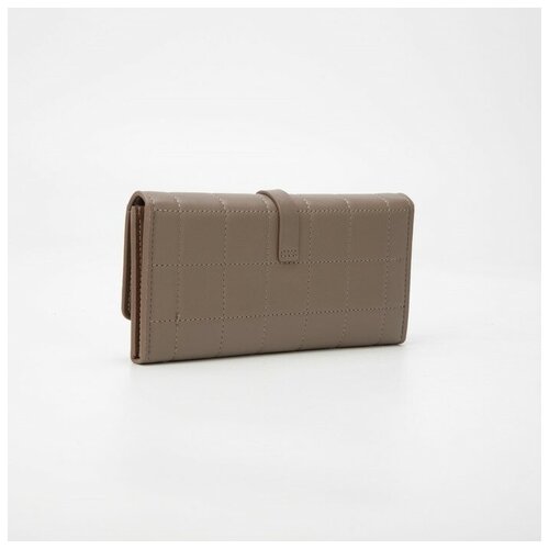 фото Кошелёк на кнопке, цвет серый нет бренда