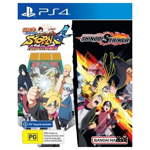 Naruto Shippuden: Ultimate Ninja Storm 4 - Road to Boruto + Naruto to Boruto: Shinobi Striker Compilation (PS4) игра naruto shippuden ultimate ninja storm 4 road to boruto shinobi striker playstation 4 русские субтитры