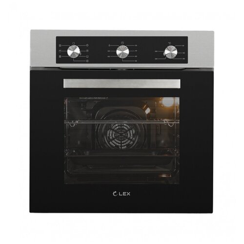 Духовой шкаф Электрический Lex EDM 072 IX нержавеющая стальчерный CHAO000373 2999000₽