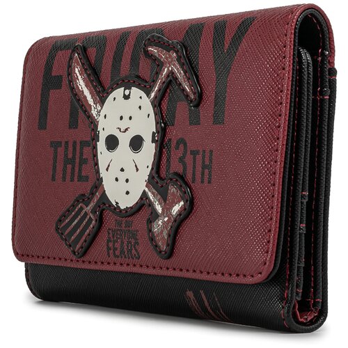 фото Кошелек funko loungefly friday the 13th jason mask tri-fold wallet friwa0004