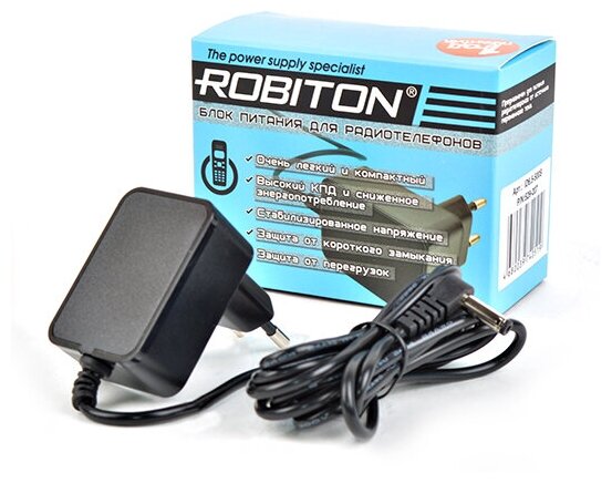 Robiton Блок питания Robiton ID6,5-500S 4,8x1,7/15 (+)