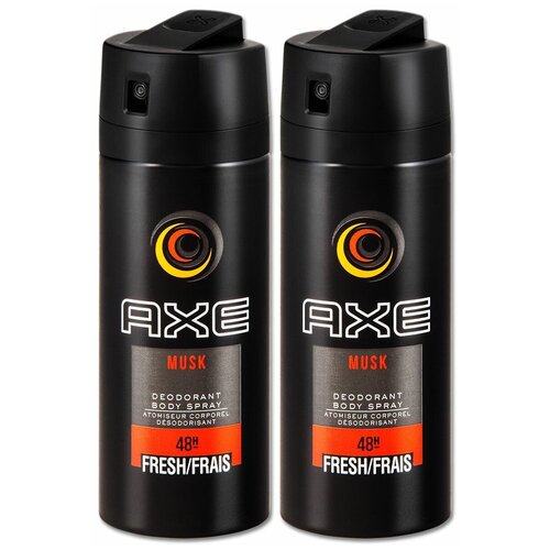 Дезодорант мужской AXE Musk, 150 мл, 2 шт. дезодорант аэрозоль axe блэк 150 мл 67769497