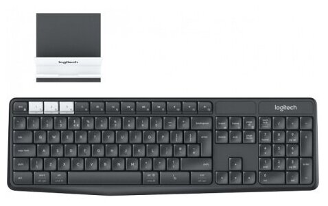Клавиатура LOGITECH K375s Wireless Multi-Device Keyboard & Stand Black (920-008249)