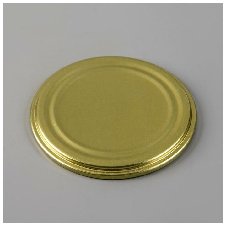 Крышка для консервирования «Ассорти», СКО-82 мм, лакированная, упаковка 50 шт, цвет золотой - фотография № 1