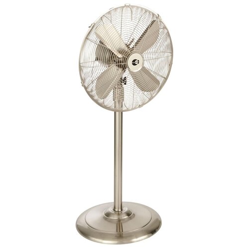 Вентилятор напольный Equation Cooma3 45 Вт D40 см с таймером цвет нержавеющая сталь 537000₽