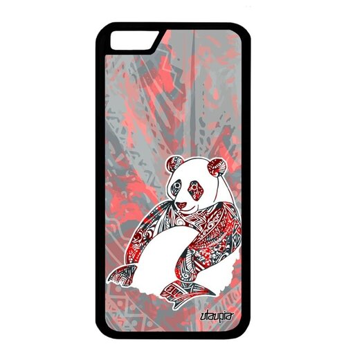 фото Защитный чехол на // apple iphone 6s // "панда" panda дизайн, utaupia, фиолетовый