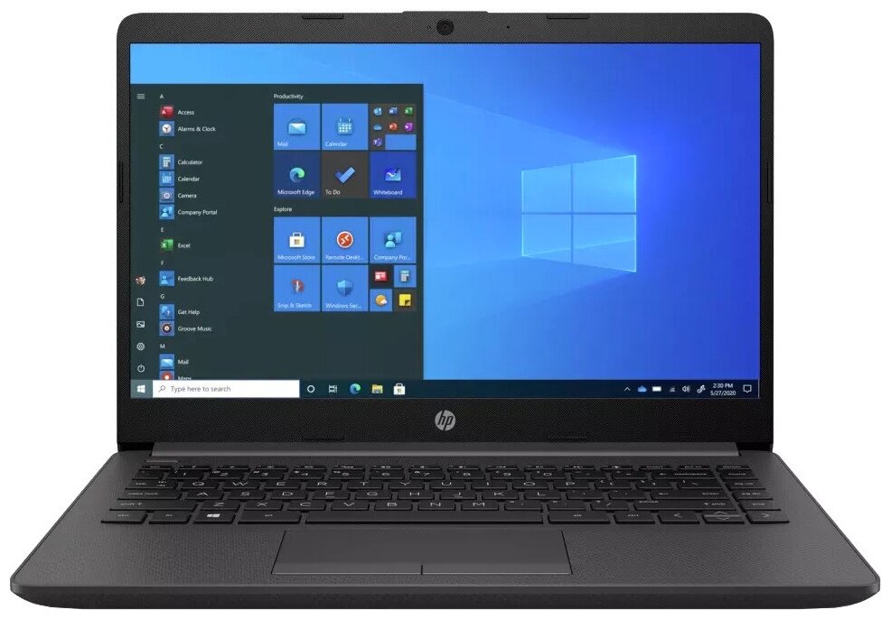 Ноутбук HP 240 G8 3A5W2EA (Intel Pentium N5030 1.1 GHz/4096Mb/128Gb SSD/Intel UHD Graphics/Wi-Fi/Bluetooth/Cam/14.0/1366x768/Windows 10 Pro 64-bit)