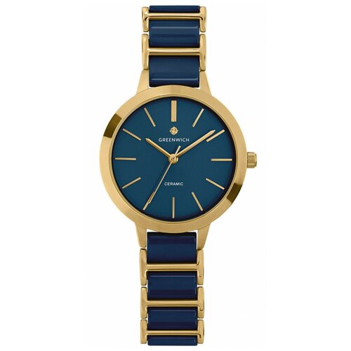 фото Наручные часы greenwich gw 331.20.33, синий, золотой