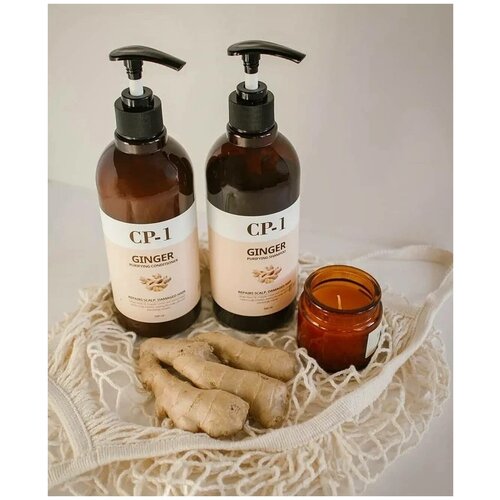 фото Набор для волос имбирный шампунь 500+ кондиционер 500). страна производитель: корея (уход за волосами esthetic house