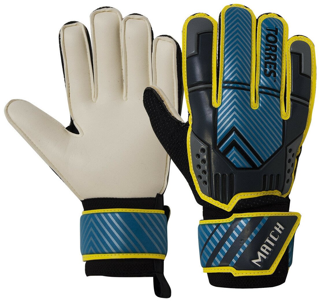 Перчатки вратарские Torres Match черно-сине-желтый арт.FG05216-11 