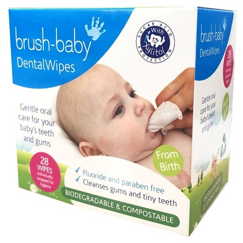 Brush Baby DentalWipes BRB142 0-16 , 
