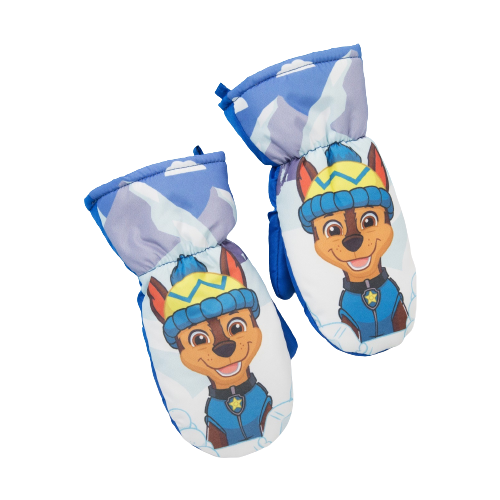 фото Рукавицы (варежки) зимние paw patrol "гончик" р-р 14 (5-6 лет), синий нет бренда