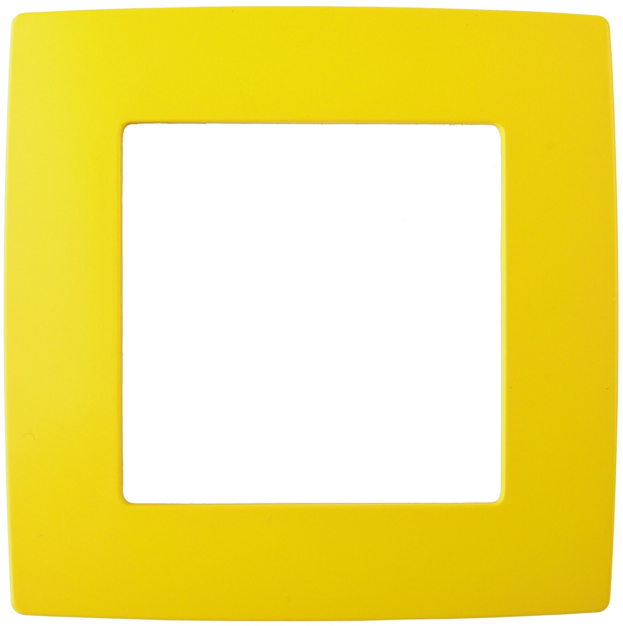 Рамка на 1 пост ЭРА 12-5001-21 жёлтый арт. Б0019386 (1 шт.)