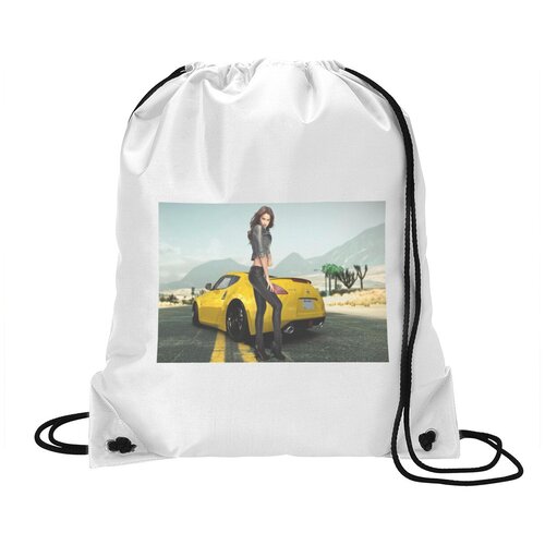 фото Сумка для обуви coolpodarok need for speed nfs нед фор спид нфс (мия у желтой машины)