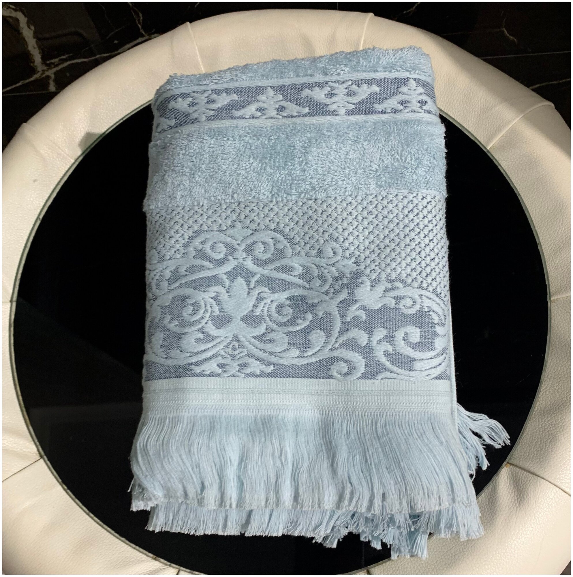 EVRAHOME Турецкое полотенце премиум класса 100% хлопок натуральное без примесей набор 10 шт, подарки на 8 марта - фотография № 1