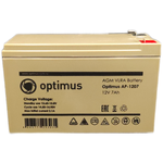 Аккумулятор (Аккумуляторная батарея) Optimus AP-1207 12В 7а/ч для эхолотов - изображение