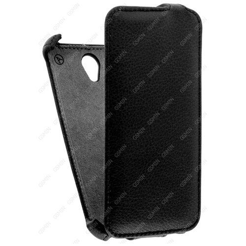 Кожаный чехол для Lenovo A3600D Armor Case (Черный) кожаный чехол для lenovo a766 art case фиолетовый