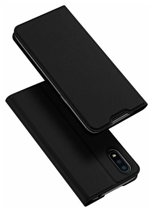 Чехол-книжка Dux Ducis для Samsung A01, серия Skin Pro (черный)