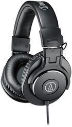 Наушники Audio-Technica ATH-M30x, mini jack 3.5 mm, черный антрацит