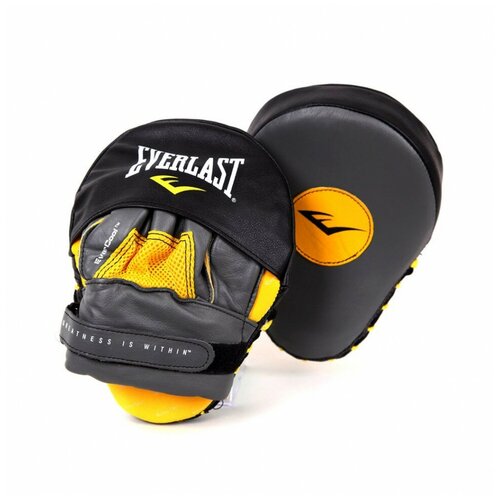 Лапы Everlast изогнутые Mantis Punch Mitts желто-черные