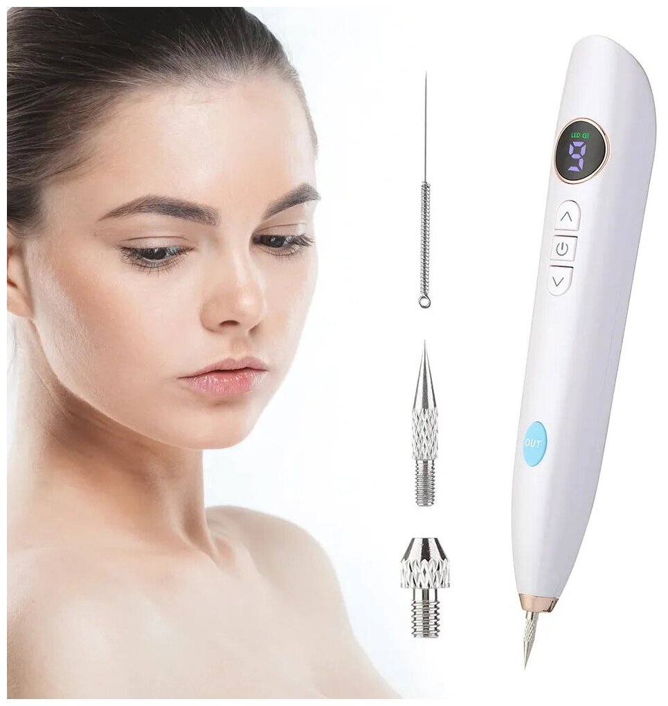 OLLO Store Плазменная ручка (Mole Freckle Removal Pen) для удаления бородавок и папиллом. Версия 5. - фотография № 2