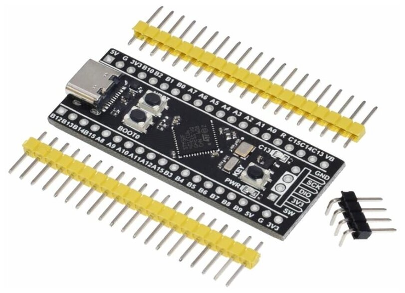 STM32F401CDU6 на плате